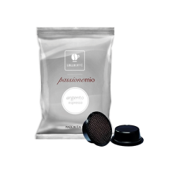 Capsule Compatibili A Modo Mio - Lollo Caffè - Passione Mio Argento