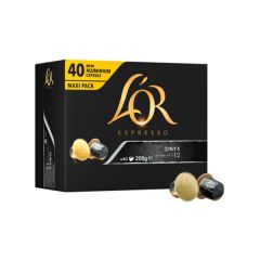 Capsule Caffè in alluminio LOR Espresso Onix compatibili Nespresso