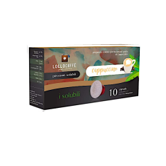 10 Pezzi Capsule Compatibili Nespresso Lollo Caff Cappuccino