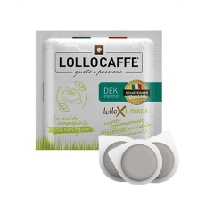 Cialde Caffe - Lollo Caffè - Miscela Dek - Formato (Cialde ese 44)