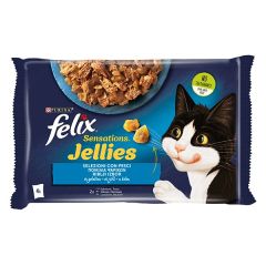 FELIX SENSATIONS Jellies Salmone e Trota 4x85 Gr