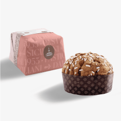 Fiasconaro Mandorlato - Panettone con uvetta ricoperto di glassa e mandorle - 1kg