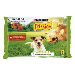 Friskies Bocconi in Salsa - agnello e carote - 4x100 Gr