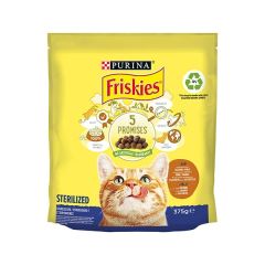Friskies Gatti Sterilizzati con un gustoso mix di Pollo e Tacchino e con verdure 375 Gr
