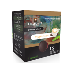 Capsule Lollo Caff Compatibili A Modo Mio Cappuccino solubile 16 pezzi