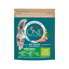 Purina One Indoor Formula per Gatti - ricco in Tacchino - Bifensis 800gr