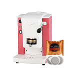 Faber Macchina Caffè - Slot Plast e 200 Cialde Caffè Saida Orange Crema Con Bicchierino Omaggio