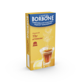 The al limone, capsule compatibili nespresso, Caffè Borbone,10 pezzi
