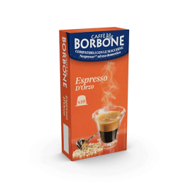 Caffè d'orzo, Capsule compatibili Nespresso, Caffè Borbone, 10 pezzi
