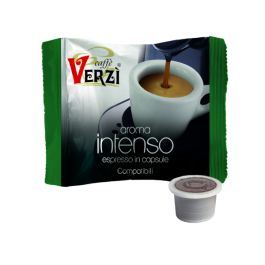 Capsule Verzì Caffè Compatibili con Uno System, aroma Intenso