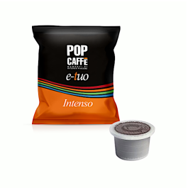 Capsule Pop Caffè Compatibili con Fior Fiore Coop, E-Tuo Intenso