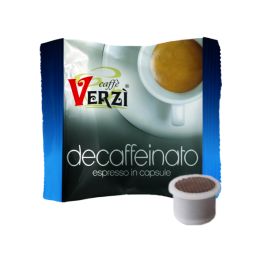 Capsule Verzì Caffè Compatibili Cuorespresso e Domo Caffè, Decaffeinato