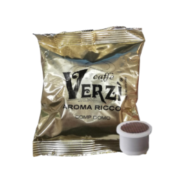 Capsule Verzì Caffè Compatibili Cuorespresso e Domo Caffè, aroma Ricco