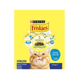 Friskies Croccantini per Gatti Sterilizzati Salmone, Tonno e Verdure, 375gr