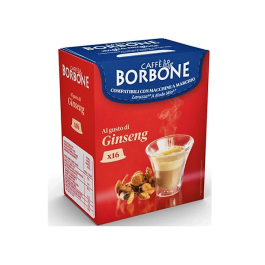 Caffè al ginseng solubile di Caffè Borbone in capsule compatibili A Modo Mio, 16 pezzi