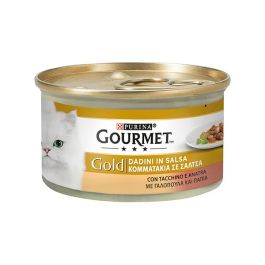 Gourmet Gold, Dadini in Salsa con Tacchino e Anatra per Gatti, 85gr