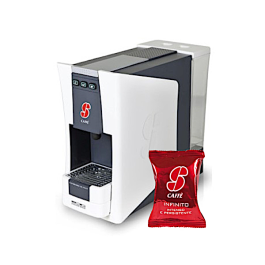S.12 Macchina da Caffè Essse Caffè, sistema Espresso + 100 capsule miscela Infinito