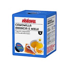 Camomilla Arancia e Miele Ristora in Capsule Compatibili Dolce Gusto, 10 pezzi