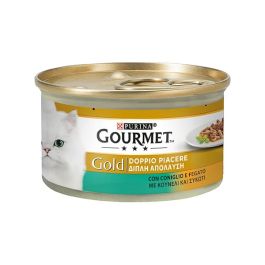 Gourmet Gold Doppio Piacere con Coniglio e Fegato per Gatti, 85gr