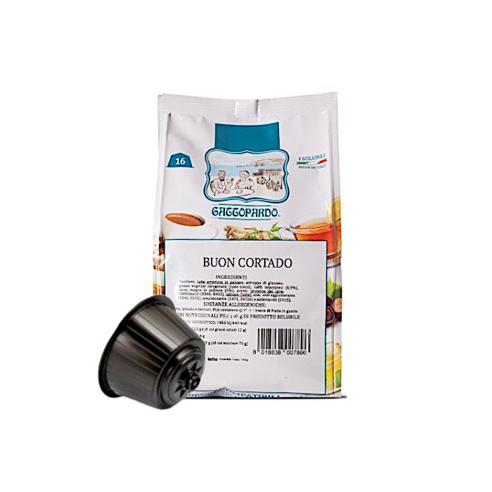 Caffè Cortado in Capsule Gattopardo Compatibili Dolce Gusto