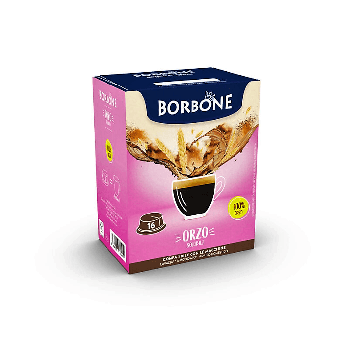 Caffè d'orzo di Caffè Borbone in Capsule compatibili con Lavazza A Modo Mio,16 Pezzi