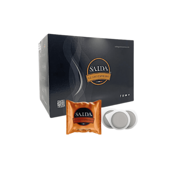 Cialde Saida Gusto Espresso, formato ESE 44, miscela Orange Crema