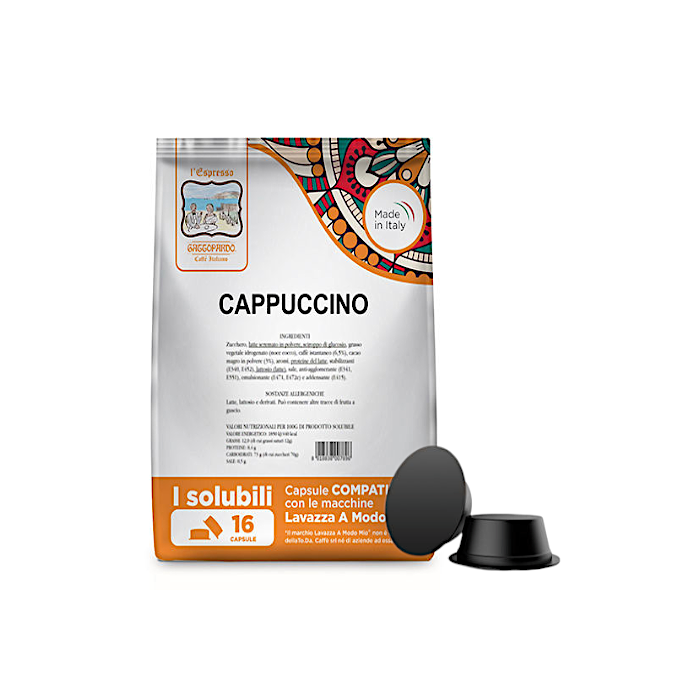 Cappuccino in Capsule Gattopardo Compatibili A Modo Mio