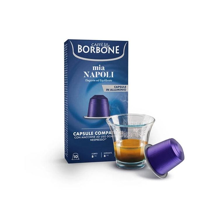 Capsule Caffè Borbone Mia Napoli compatibili con Nespresso