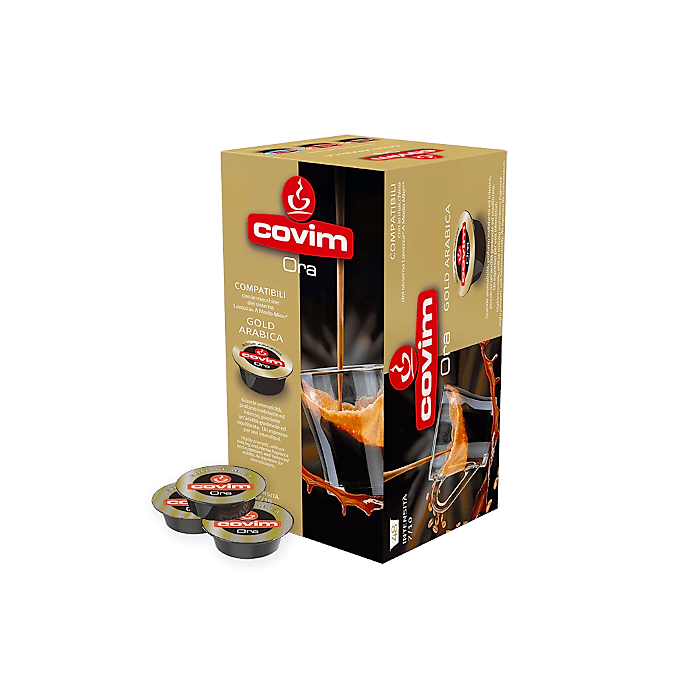 Capsule Caffè Covim Compatibili A Modo Mio, miscela Gold Arabica