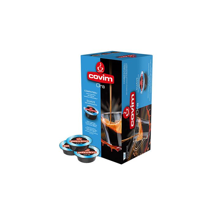 Capsule Caffè Covim Compatibili A Modo Mio, miscela Suave Decaffeinato