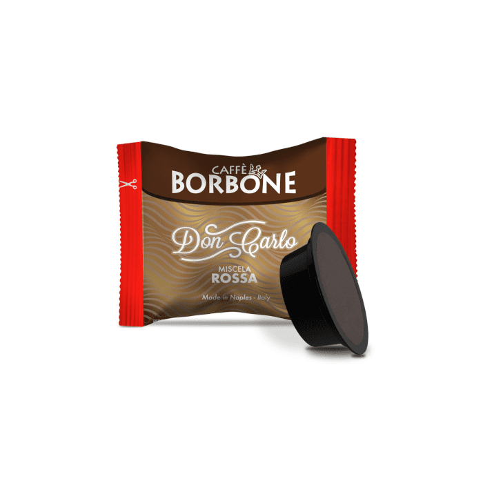 Capsule Caffè Borbone compatibili A Modo Mio, Don Carlo miscela Rossa