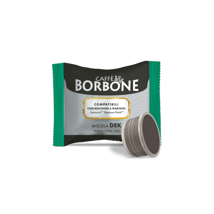 Capsule Caffè Borbone Compatibili Lavazza Espresso Point, Miscela Dek