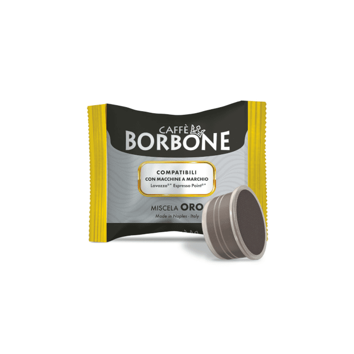 Capsule Caffè Borbone Compatibili Lavazza Espresso Point, Miscela Oro
