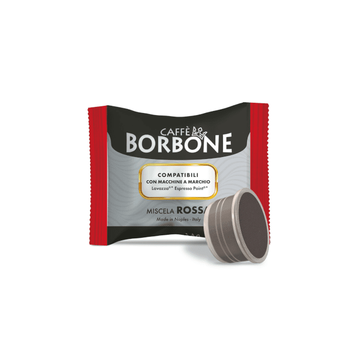 Capsule Caffè Borbone Compatibili Lavazza Espresso Point, Miscela Rossa