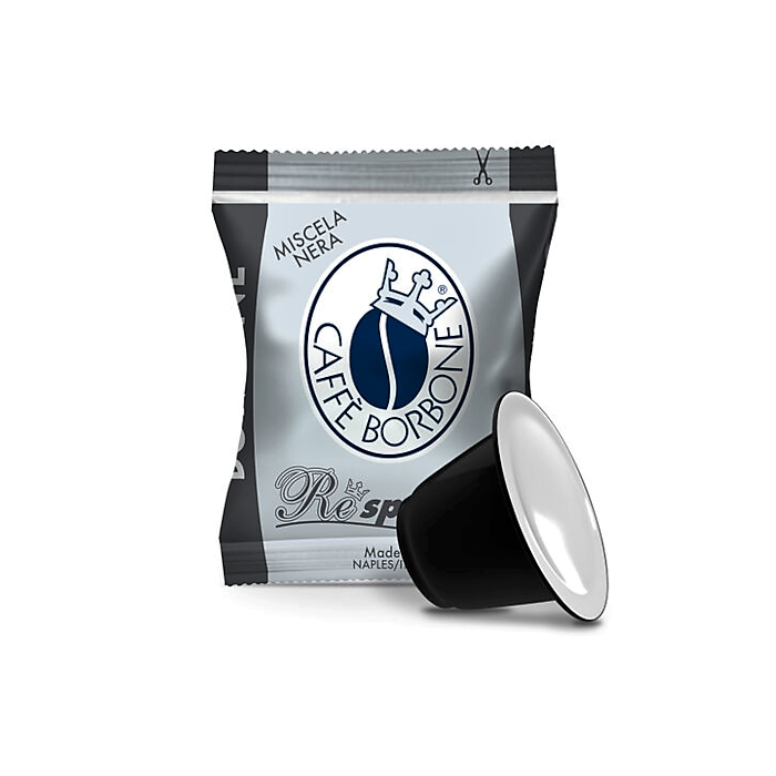 Capsule Caffè Borbone compatibili Nespresso, Respresso miscela Nera