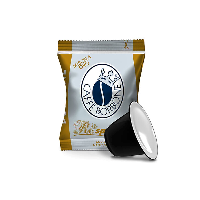 Capsule Caffè Borbone compatibili Nespresso, Respresso miscela Oro