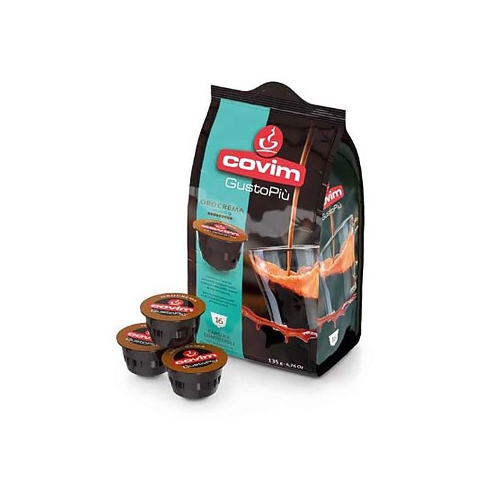Capsule Caffè Covim Compatibili con Nescafè Dolce Gusto, miscela Oro Crema