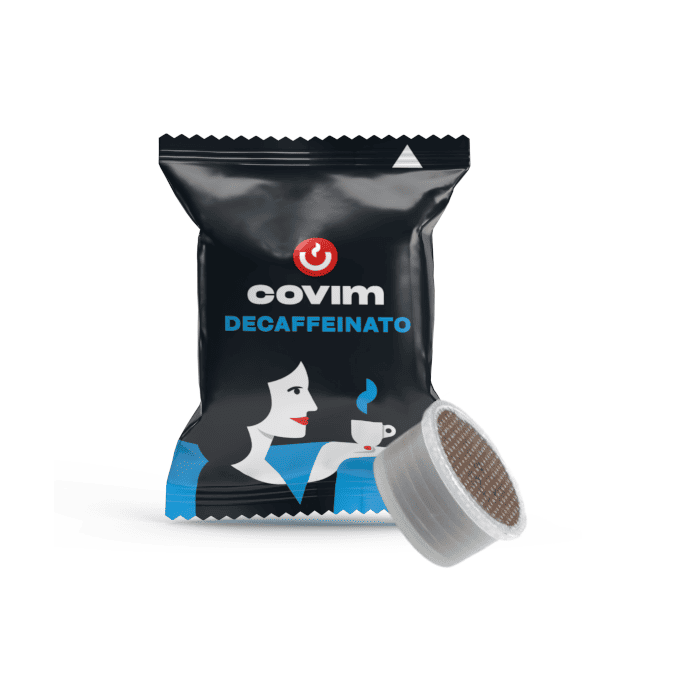Capsule Caffè Covim Compatibili Lavazza Espresso Point, miscela Decaffeinato