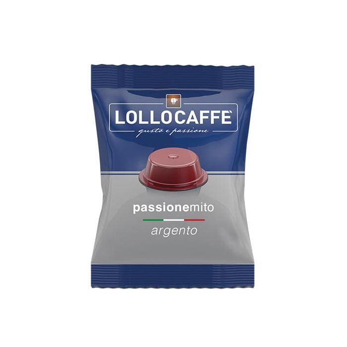 Capsule Lollo Caffè Compatibili con A Modo Mio, miscela Argento