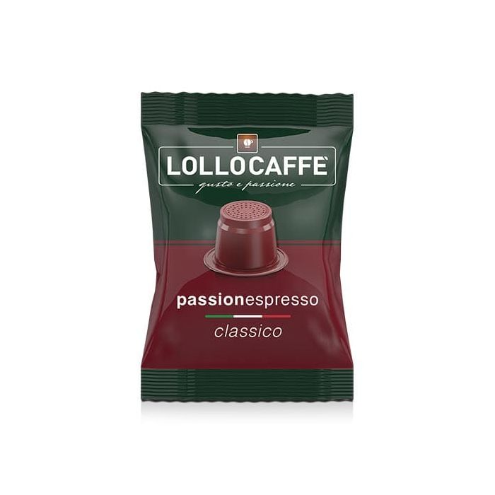 Capsule Lollo Caffè Compatibili con Nespresso, miscela Classica