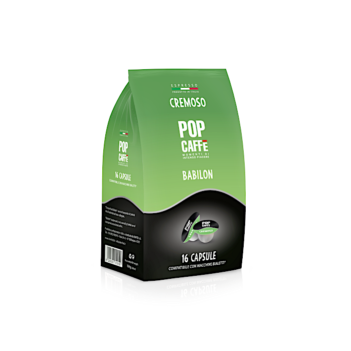 Capsule Pop Caffè Compatibili con Bialetti, Babilon Cremoso