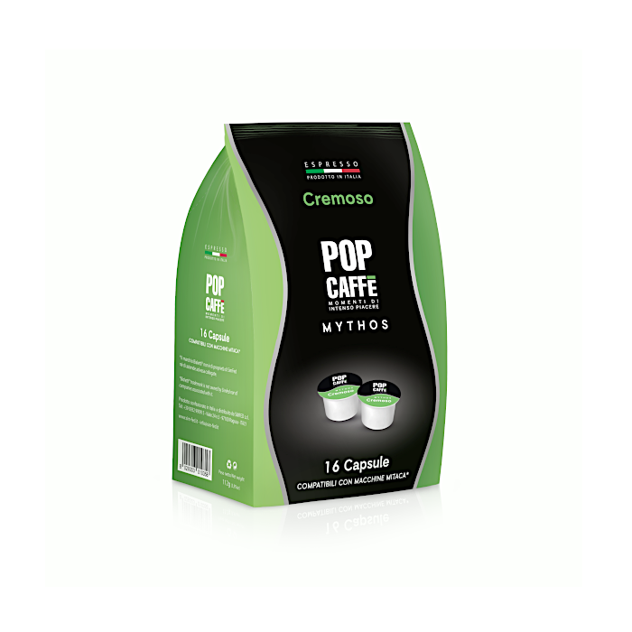 Capsule Pop Caffè Compatibili con Mitaca, Mythos Cremoso