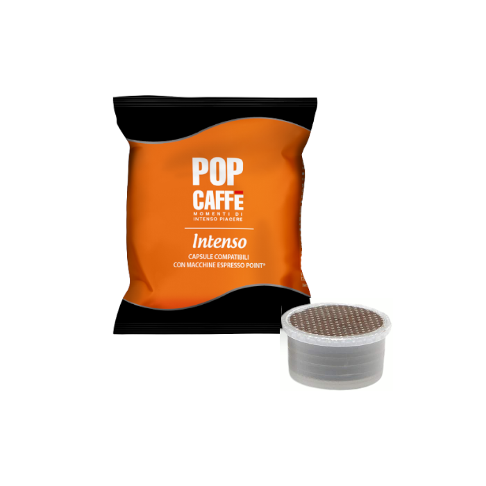 Capsule Pop Caffè Compatibili Lavazza Espresso Point, miscela Intenso