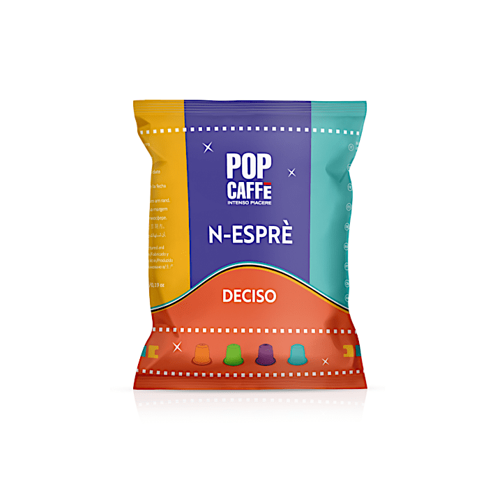 Capsule Pop Caffè Compatibili Nespresso, Naos Deciso