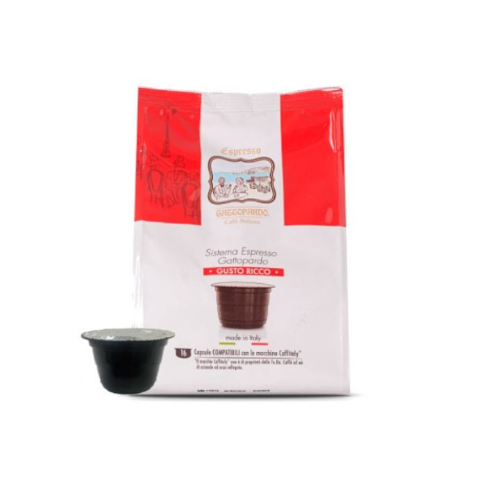 Capsule Toda Caffè Compatibili con Caffitaly, miscela Gusto Ricco