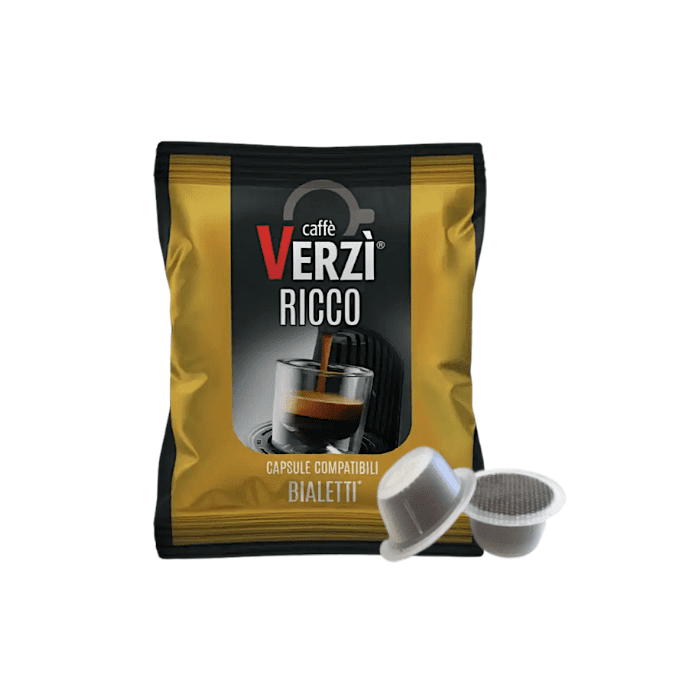 Capsule Verzì Caffè Compatibili con Bialetti, miscela Ricco