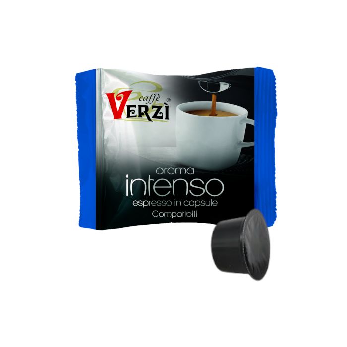 Capsule Verzì Caffè Compatibili con Lavazza Blue, aroma Intenso