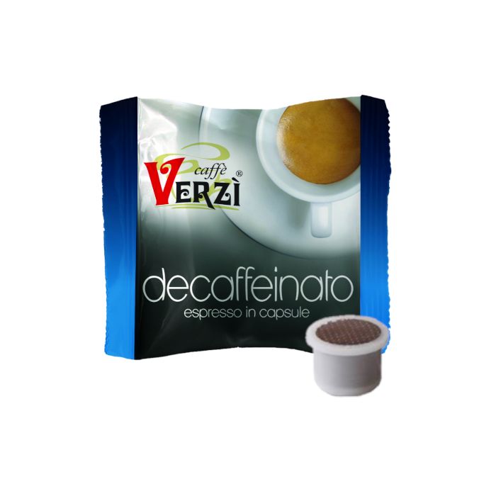 Capsule Verzì Caffè Compatibili Cuorespresso e Domo Caffè, Decaffeinato