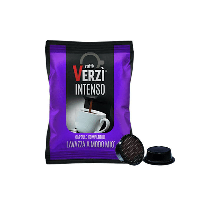 Capsule Verzì Caffè compatibili Lavazza A Modo Mio, miscela intenso