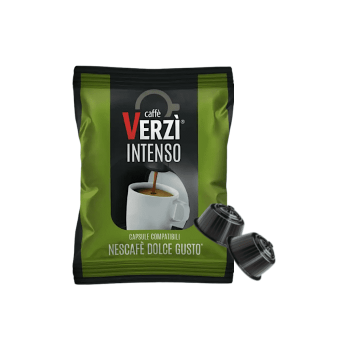 Capsule Verzì Caffè Compatibili con Dolce Gusto, miscela Intenso
